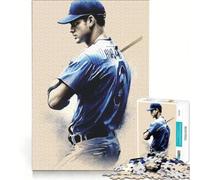 Rompecabezas de 1000 Piezas para Adolescentes Nos Encanta el béisbol Juegos relajantes Alivio del estrés Lista de Deseos con Papá Noel 38x52cm
