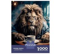 Rompecabezas De 1000 Piezas para Adolescentes Not Without My Coffee Rompecabezas para Adultos Juego Familiar Decoración del Hogar Cumpleaños Y Navidad 52x38cm/1000pcs
