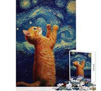 Rompecabezas de 1000 Piezas para Adolescentes Observador de Estrellas bigotudo Rompecabezas para Adultos Juguete decoración de Pared difícil Oferta como Regalo para Toda la Familia (tamaño 38x52cm)