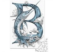 Rompecabezas De 1000 Piezas para Adolescentes Ocean Life Art Print-9 Rompecabezas para Adultos Juego Familiar Desafío Difícil Interacción Entre Padres E Hijos 70x50cm/1000pcs