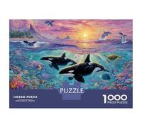 Rompecabezas De 1000 Piezas para Adolescentes Ocean Life Puzzle Rompecabezas para Adolescentes Juego De Ingenio Una Obra De Arte Diversión En Casa Actividades, 52x38cm/1000pcs