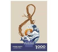 Rompecabezas De 1000 Piezas para Adolescentes Ocean Symphony Treble Clef Cream Rompecabezas para Adultos Juegos Familiares Regalos para Mujeres Cumpleaños 52x38cm/1000pcs