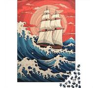 Rompecabezas De 1000 Piezas para Adolescentes Ocean Wave Adventure -2 Rompecabezas Juegos Divertidos Desafío Difícil Cumpleaños Y Navidad 70x50cm/1000pcs