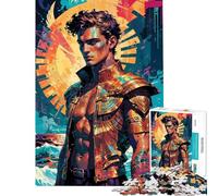 Rompecabezas de 1000 Piezas para Adolescentes Odiseo Viajero Solar de Las Mareas del Egeo Rompecabezas para Adolescentes Juego Familiar Corte de precisión Regalo para Reducir el estrés (50x75cm)