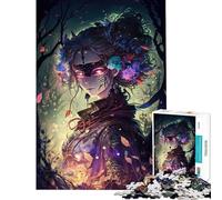 Rompecabezas de 1000 Piezas para Adolescentes Oiran Manga Girl V desafiante para completar Educativo y Relajante para Mayores de 14 años (38x52cm)