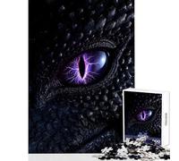 Rompecabezas de 1000 Piezas para Adolescentes Ojo de Dragón Tormenta - Poder de la Fantasía Relámpago Juguete Educativo Regalo para Mujeres y Hombres Juegos de relajación interacción Entre Padres