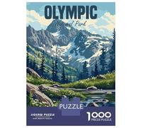 Rompecabezas De 1000 Piezas para Adolescentes Olympic National Park Rompecabezas para Adultos Juegos Relajantes Decoración del Hogar Regalos De Cumpleaños Y Únicos 52x38cm/1000pcs
