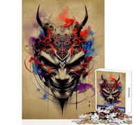 Rompecabezas de 1000 Piezas para Adolescentes Oni Samurai Juguetes no DIY Regalos de Amigo Secreto Juego Educativo para cumpleaños y Navidad tamaño 50x75cm