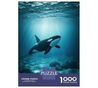 Rompecabezas De 1000 Piezas para Adolescentes Orca in Ocean Rompecabezas para Adultos Juegos Relajantes Ensamblaje De Patrones Regalos De Cumpleaños Y Únicos 70x50cm/1000pcs