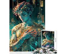 Rompecabezas de 1000 Piezas para Adolescentes Orfeo (Lamento de Amor perdido) Juegos educativos una Obra de Arte Juguetes para armar con póster y Hoja de Preguntas a Juego (50x75cm)