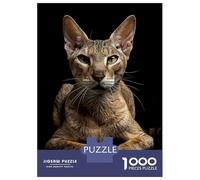 Rompecabezas De 1000 Piezas para Adolescentes Oriental Shorthair Rompecabezas para Adultos Juegos Relajantes Vacaciones En Casa Matar El Tiempo 70x50cm/1000pcs
