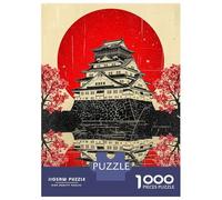 Rompecabezas De 1000 Piezas para Adolescentes Osaka Castle Night Japan Rompecabezas para Adultos Juegos Divertidos Decoración Perfecta Regalo De Cumpleaños, Regalos, 52x38cm/1000pcs