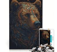 Rompecabezas de 1000 Piezas para Adolescentes: Oso Imaginario, Juego Educativo, Regalo de cumpleaños, cumpleaños y Navidad 38x26cm