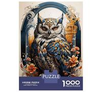 Rompecabezas De 1000 Piezas para Adolescentes Owl Celestial Guardian Rompecabezas para Adolescentes Juegos Relajantes Decoración del Hogar Actividades Divertidas En Casa 70x50cm/1000pcs