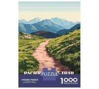 Rompecabezas De 1000 Piezas para Adolescentes Pacific Crest Trail USA Landscape Rompecabezas De Juguete para Decoración De Pared Desafío Difícil Regalo De Cumpleaños, Regalos, 38x26cm/1000pcs