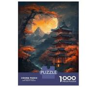 Rompecabezas De 1000 Piezas para Adolescentes Pagoda of Tranquility Rompecabezas para Adultos Juego De Ingenio Difícil Gran Regalo para Jugar 38x26cm/1000pcs