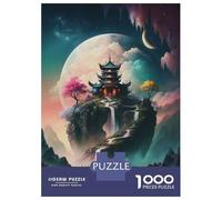 Rompecabezas De 1000 Piezas para Adolescentes Pagoda On Top of The Rock Rompecabezas para Adultos Juegos Familiares Vacaciones En Casa Matar El Tiempo Difícil Y Desafiante 70x50cm/1000pcs