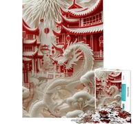 Rompecabezas de 1000 Piezas para Adolescentes Pagoda Serenity Juegos Familiares Juguetes Juegos educativos Regalos de Amigo Invisible Adecuado para Parejas (Tamaño 38x26cm)