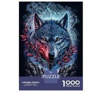Rompecabezas De 1000 Piezas para Adolescentes Painted Wolf Artwork Rompecabezas para Adultos Juego De Ingenio Una Obra De Arte Gran Regalo para Jugar 70x50cm/1000pcs