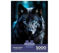 Rompecabezas De 1000 Piezas para Adolescentes Painted Wolf Portrait Rompecabezas para Adultos Juego Práctico Desafío Difícil Difícil Y Desafiante 70x50cm/1000pcs