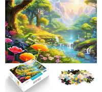 Rompecabezas de 1000 Piezas para Adolescentes Paisaje de Aura mágica Aprendizaje Educativo Juego Educativo para cumpleaños y Navidad. 38x26cm