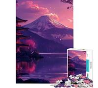 Rompecabezas de 1000 Piezas para Adolescentes Paisaje de Castillo japonés Divertidas Actividades para Aprender en casa Juego Educativo Familiar para Mayores de 14 años 38x52cm