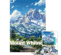 Rompecabezas de 1000 Piezas para Adolescentes Paisaje del Monte Whitney Rompecabezas para Adultos Juego Familiar Divertido y humorístico Regalo de cumpleaños Regalos (tamaño 50x75cm)