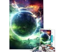 Rompecabezas de 1000 Piezas para Adolescentes Paisaje Espacial Abstracto desafiante para completar Arte de Pared Juego Educativo para Mayores de 14 años (38x26cm)