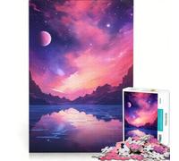 Rompecabezas de 1000 Piezas para Adolescentes, Paisaje Espacial fantástico, Juego Familiar, Divertido y con Humor, Ideal para Decorar el Escritorio 50x75cm