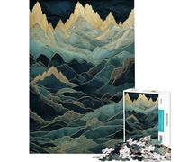 Rompecabezas de 1000 Piezas para Adolescentes Paisaje mítico Surrealista Rompecabezas para Adultos Juegos Divertidos de análisis y lógica cumpleaños (tamaño 50x75cm)