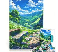 Rompecabezas de 1000 Piezas para Adolescentes Paisaje Natural Juego Interactivo Mejora la Memoria cumpleaños y Navidad 38x52cm