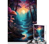 Rompecabezas de 1000 Piezas para Adolescentes paisajes de fantasía decoración del hogar Juguetes Regalo de cumpleaños Juegos relajantes para cumpleaños Navidad tamaño 50x75cm