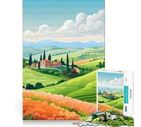 Rompecabezas de 1000 Piezas para Adolescentes,paisajes de Viajes por Italia,Arte,Borde Limpio,Juego de concentración,Regalo,Juego de Ocio,Arte de Pared navideño (50x75cm)