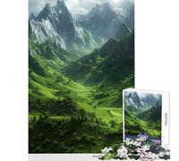 Rompecabezas de 1000 Piezas para Adolescentes paisajes oníricos místicos Juguetes de decoración del hogar Grandes Regalos y Juguetes para Juegos educativos Interesante reducción del estrés 50x75cm