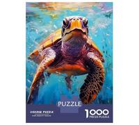 Rompecabezas De 1000 Piezas para Adolescentes Palette Turtle Painting Rompecabezas para Adultos Juego Práctico Desafío Difícil Difícil Y Desafiante 38x26cm/1000pcs