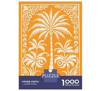Rompecabezas De 1000 Piezas para Adolescentes Palm Tree Decorative Art Rompecabezas para Adultos Juego De Ingenio para Mejorar La Memoria Regalos para Amigos Y Familiares 52x38cm/1000pcs