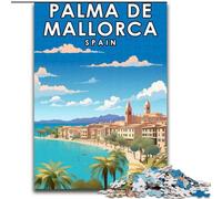 Rompecabezas de 1000 Piezas para Adolescentes, Palma de Mallorca, España, Juguete Educativo Intelectual descompresor, Regalos de Amigo Secreto (38x26cm), 1000 Piezas