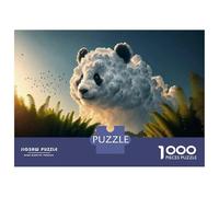 Rompecabezas De 1000 Piezas para Adolescentes Panda Cloud Bamboo Forest Rompecabezas para Adultos Juguete Decoración De Pared Decoración Perfecta Regalos Y Cumpleaños Únicos 52x38cm/1000pcs