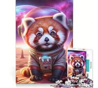 Rompecabezas de 1000 Piezas para Adolescentes Panda Explorador del Planeta Juegos Divertidos Entrena tu Cerebro y Manos Juego de Desafío Único 50x75cm