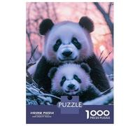 Rompecabezas De 1000 Piezas para Adolescentes Panda Family Portrait Rompecabezas para Adolescentes Juego Práctico para Mejorar La Memoria Regalos Y Cumpleaños Únicos 70x50cm/1000pcs