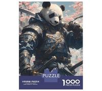 Rompecabezas De 1000 Piezas para Adolescentes Panda Fighter Rompecabezas DIY Juguetes Mejora La Memoria Oferta como Regalo para Toda La Familia 52x38cm/1000pcs