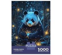 Rompecabezas De 1000 Piezas para Adolescentes Panda in Magical Bamboo Forest Rompecabezas para Adultos Juguetes De Bricolaje Desafío Difícil Cumpleaños 52x38cm/1000pcs