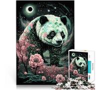 Rompecabezas de 1000 Piezas para Adolescentes Panda mítico Entrena tu Cerebro y Tus Manos Cada Pieza es única: un desafiante y Divertido Juego Familiar 52x38cm
