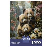 Rompecabezas De 1000 Piezas para Adolescentes Panda Paradise Rompecabezas para Adultos Juguetes DIY Alivio del Estrés Oferta como Regalos para Toda La Familia 38x26cm/1000pcs