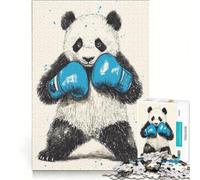 Rompecabezas de 1000 Piezas para Adolescentes Panda Que da un Buen Golpe Juego Imposible interacción Entre Padres e Hijos cumpleaños 38x52cm