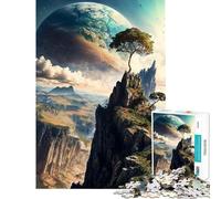 Rompecabezas de 1000 Piezas para Adolescentes Panorama del Edén Galáctico Ideal para cumpleaños y Navidad Una Obra de Arte Juego Familiar Apto para Mayores de 14 años (38x26cm)