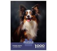 Rompecabezas De 1000 Piezas para Adolescentes Papillon Dog Rompecabezas para Adultos Juego Práctico para La Diversión Familiar Desafío Educativo 52x38cm/1000pcs