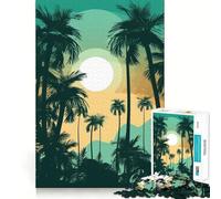 Rompecabezas de 1000 Piezas para Adolescentes Paraíso Tropical diseño de Corte Fino Ideal para Entrenar la concentración un Divertido Juego para Momentos de Tranquilidad