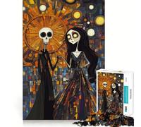 Rompecabezas de 1000 Piezas para Adolescentes,Pareja de Baile,Corte preciso,Rompecabezas de lógica,Juego para Pasar el Tiempo, Relajante (50x75cm)