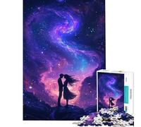 Rompecabezas de 1000 Piezas para Adolescentes Pareja Enamorada bajo un Cielo Estrellado Difícil y desafiante Decoración de Pared Juguetes DIY para Mayores de 14 años Juego de Rompecabezas Incluido